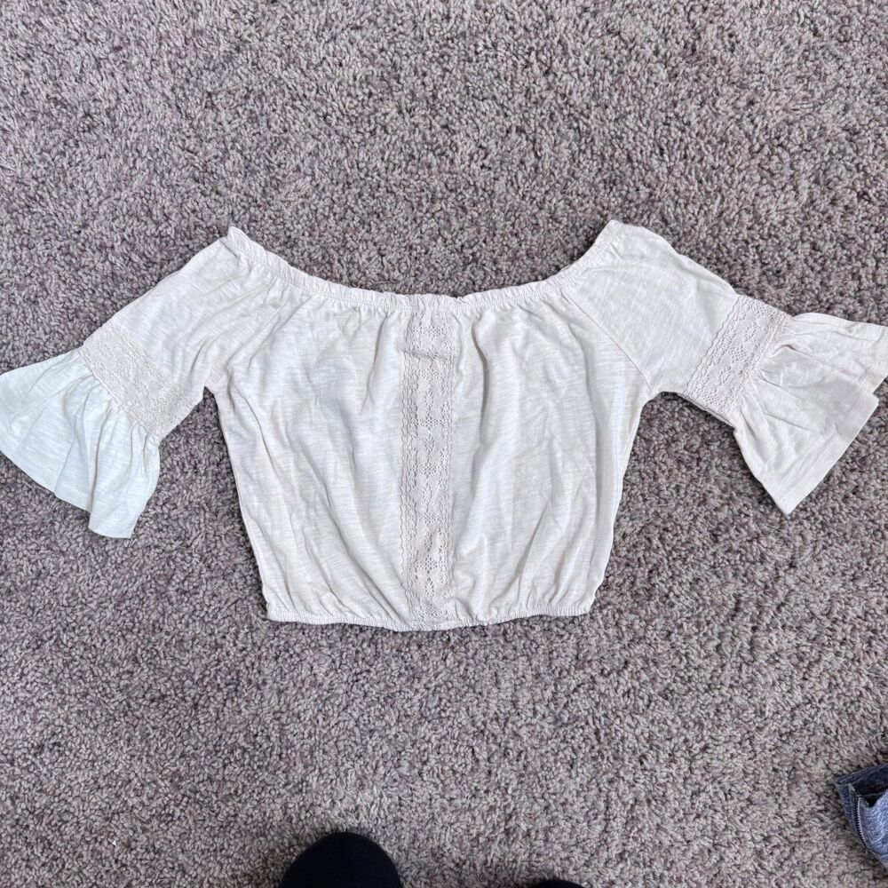 LA Hearts by PacSun women size XS shirt top extra small cream